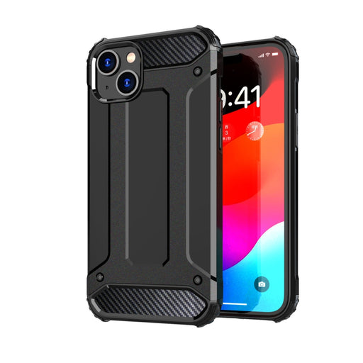 Кейс HQWear Hybrid Armor за iPhone 15 Plus син