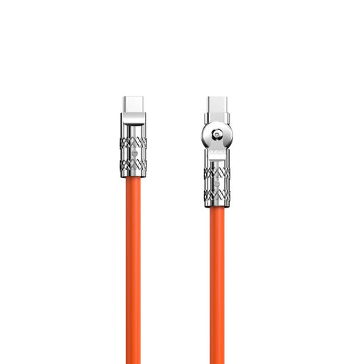 Ъглов кабел Dudao USB към USB-C 120W 1m завъртане на 180°