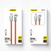 Ъглов кабел Dudao USB към Lightning 30W завъртане на 180° 1m