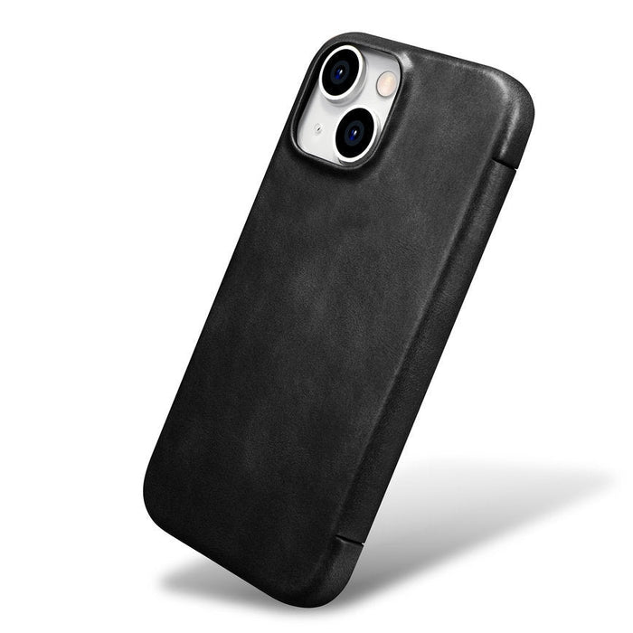 Кейс iCarer Oil Wax Premium Leather за iPhone 15 Plus