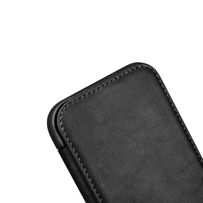 Кейс iCarer Oil Wax Premium Leather за iPhone 15 съвместим