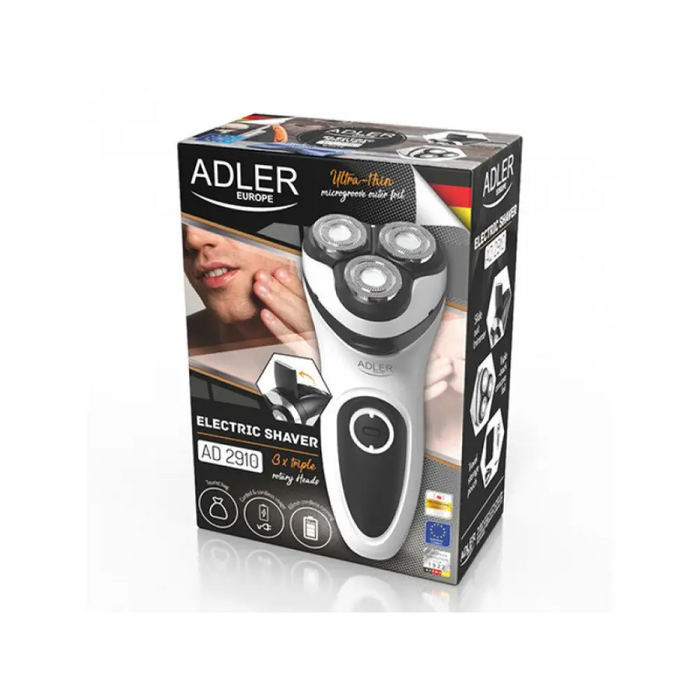 Adler AD 2910 Ротационна самобръсначка Тример Бяла