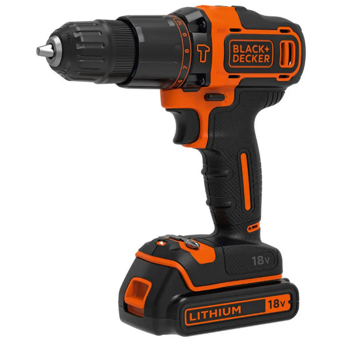 АКУМУЛАТОРНА УДАРНА БОРМАШИНА BLACK&DECKER BDCHD18K-QW 18 V