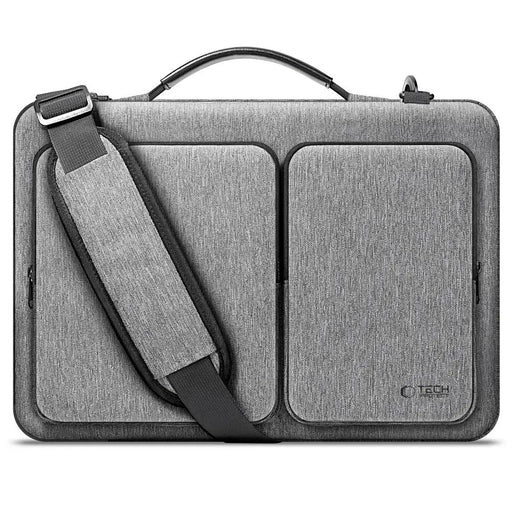 15-16 Tech-Protect Defender Bag Чанта за лаптоп - сива