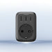 Адаптер Ugreen CD314 30W (2x USB / USB-C / AC) EU - UK 13A