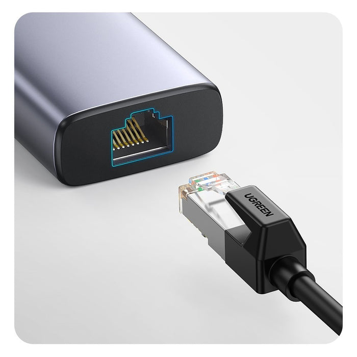 Хъб 5в1 Ugreen CM511 USB-C към HDMI 1.4 / 3x USB-A / USB-C