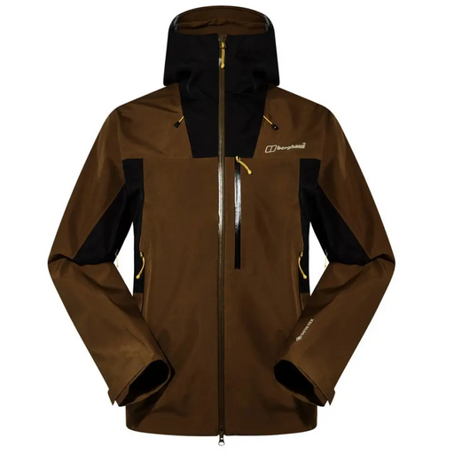 Мъжко хибридно яке Berghaus с качулка размер M кафяво