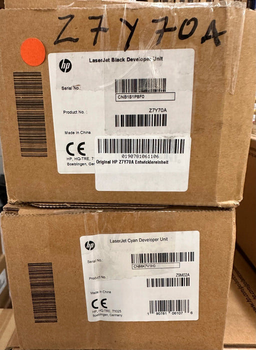 HP LaserJet Developer Unit Cyan Капацитет 250 000 страници за HP Color LaserJet Managed MFP E77822 E77825 E77830