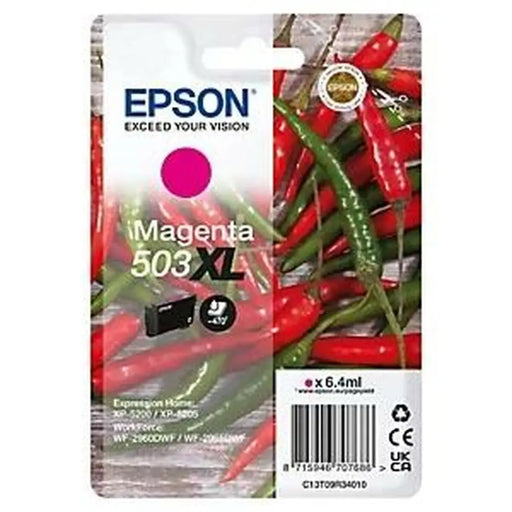 Оригиална касета за мастило Epson 503XL Черен Синьо-зелен