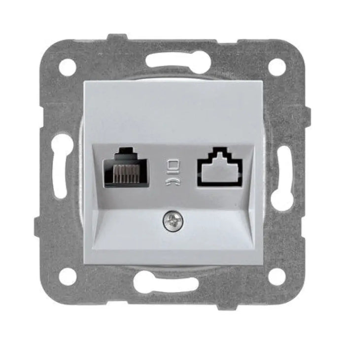 РОЗЕТКА КОМПЮТЪР RJ45 CAT 5E МЕХАНИЗЪМ С КАПАК PANASONIC