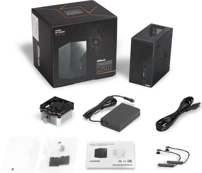 МИНИ ДЪННА ПЛАТА ASROCK X600/USB4/B/BB/BOX