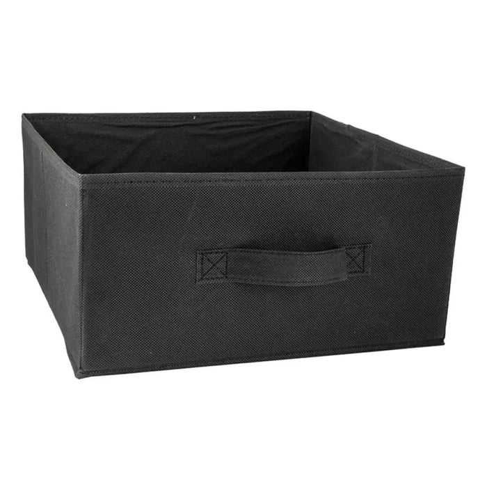 ТЕКСТИЛНА КУТИЯ MAXHOME 30Х30Х15 СМ. ЧЕРНА
