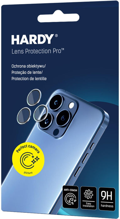 3mk HARDY Lens Protection Pro стъкло за стъкла за iPhone 17 Air - златно