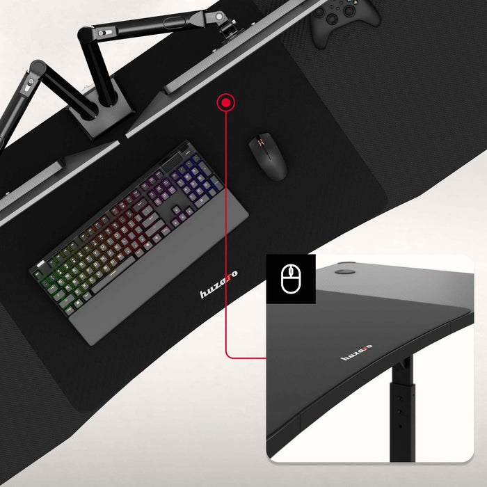 Бюро за игри Huzaro Hero 4.6 RGB Black