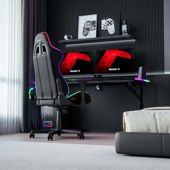 Бюро за игри Huzaro Hero 4.6 RGB Black