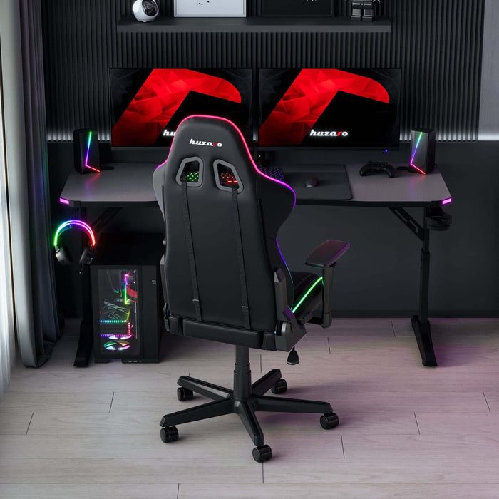 Бюро за игри Huzaro Hero 4.6 RGB Black
