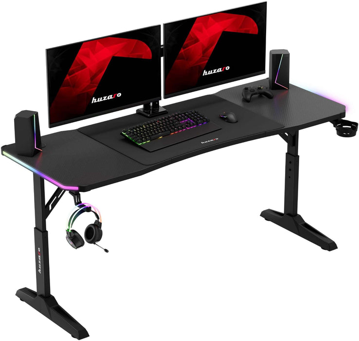 Бюро за игри Huzaro Hero 4.6 RGB Black