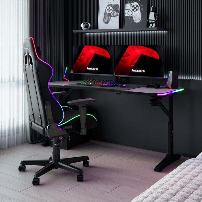 Бюро за игри Huzaro Hero 4.6 RGB Black