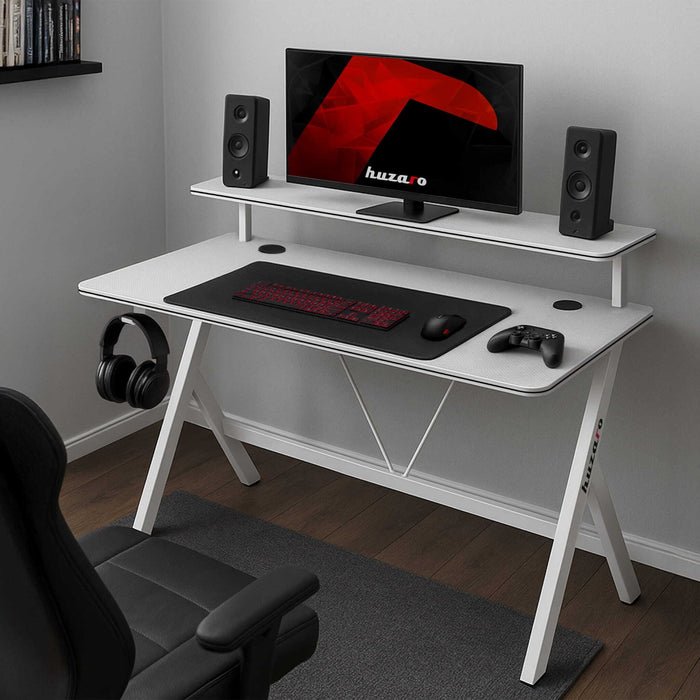 Геймърско бюро Huzaro Hero 1.9 White
