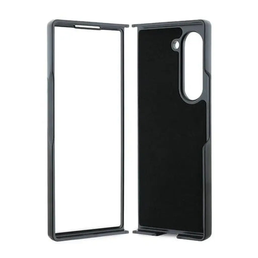 Кожен 4G метален калъф с лого Guess за Samsung Galaxy Z
