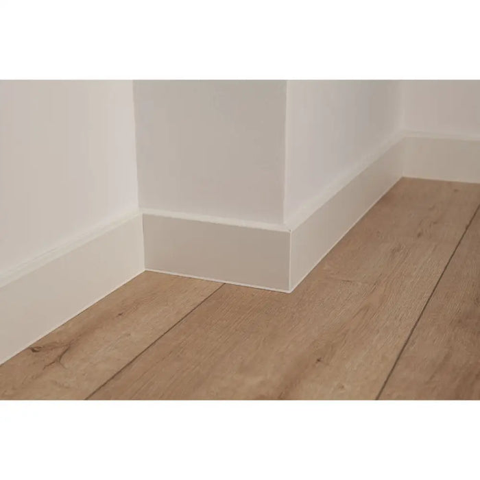 ПОДОВ MDF ПЕРВАЗ С PVC ПОКРИТИЕ DOELLKEN CUBU FLEX 80 БЯЛ