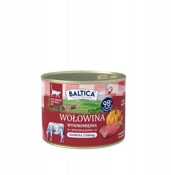 BALTICA SMAKI REGIONÓW Възрастна котка Говеждо с черен дроб 185g