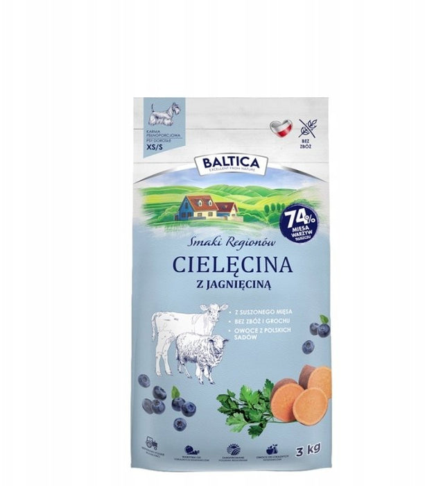 BALTICA SMAKI REGIONÓW Телешко с агнешко XS / S 3kg