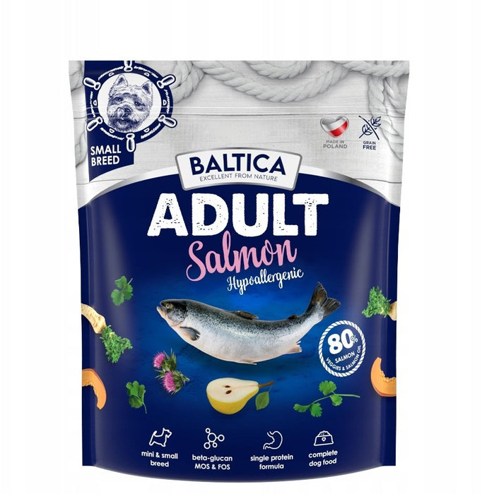 BALTICA EXCELLENT Храна за възрастни със сьомга, хипоалергенна XS / S, 1 кг