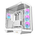 Кутия за компютър Darkflash DY470 (бяла) + 4 вентилатора