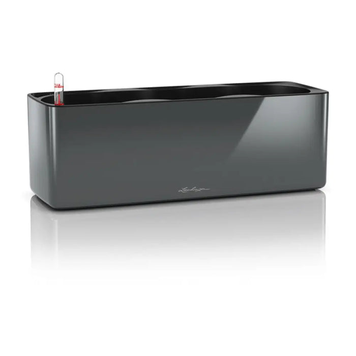 КАШПА 40X14CM С НАПОИТЕЛНА СИСТЕМА LECHUZA CUBE GLOSSY