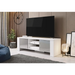 Поставка за телевизор Cama WEST 42/130/42 бяло/сив гланц