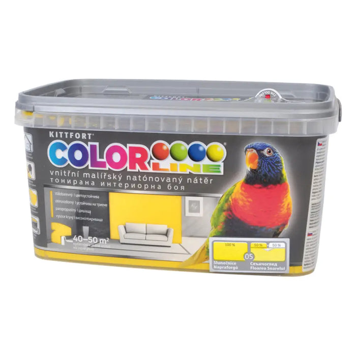 ЦВЕТЕН ЛАТЕКС ЦВЯТ СЛЪНЧОГЛЕД 4 KG COLOR LINE
