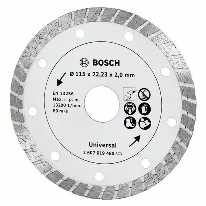 ДИАМАНТЕН ДИСК ЗА РЯЗАНЕ НА НЕМЕТАЛ BOSCH 115x2x22.23