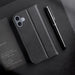 Калъф Dux Ducis Hivo iPhone 16 с флип и RFID защита - черен