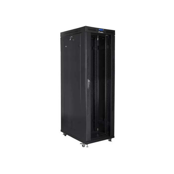 Шкаф Lanberg 19’’ свободно стоящ 42U/800x1000 (плосък