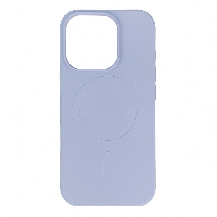 Кейс Liquid Silicone MagSafe за iPhone 16 Pro, лилав
