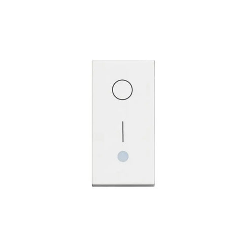 ЕДНОМОДУЛЕН ДВУПОЛУСЕН КЛЮЧ 16А С LED ИНДИКАЦИЯ CLASSIA