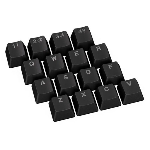 Капачки за механична клавиатура ENDORFY - 124 бр PBT - Черно