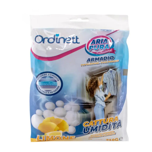 ВЛАГОПОГЛЪЩАЩИ КРИСТАЛИ 210 ГР АРОМАТ ЛИМОН ORDINETT
