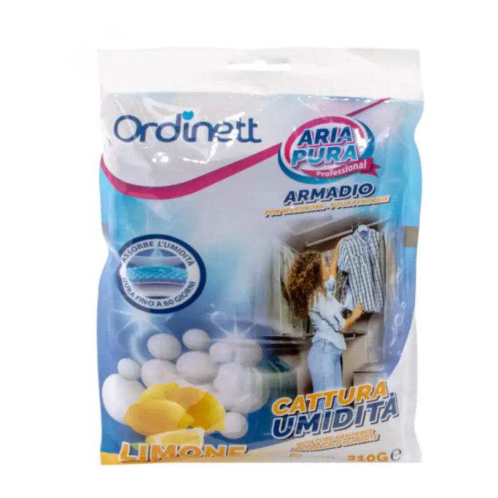 ВЛАГОПОГЛЪЩАЩИ КРИСТАЛИ 210 ГР АРОМАТ ЛИМОН ORDINETT