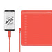 HUION HS611 RED графичен таблет 5080 lpi 258.4 x 161.5 mm