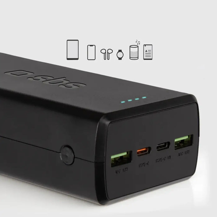 Преносима батерия Powerbank SBS TTBB30000PD20K 30000 mAh 2