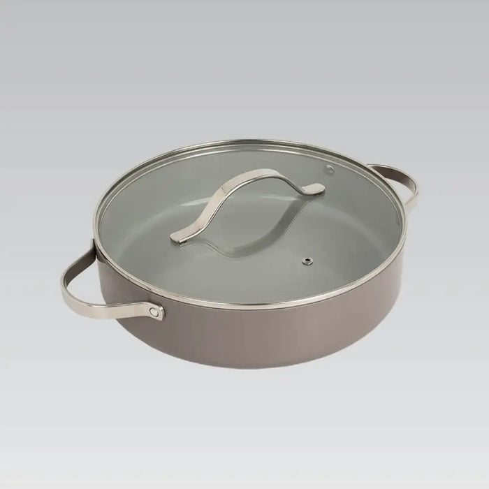 Гювеч плитък с капак MAESTRO MR-4009 (MR-4009-28S) 28 см