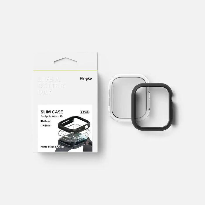 Тънък калъф Ringke Slim от 2 броя за Apple Watch 10 42 мм