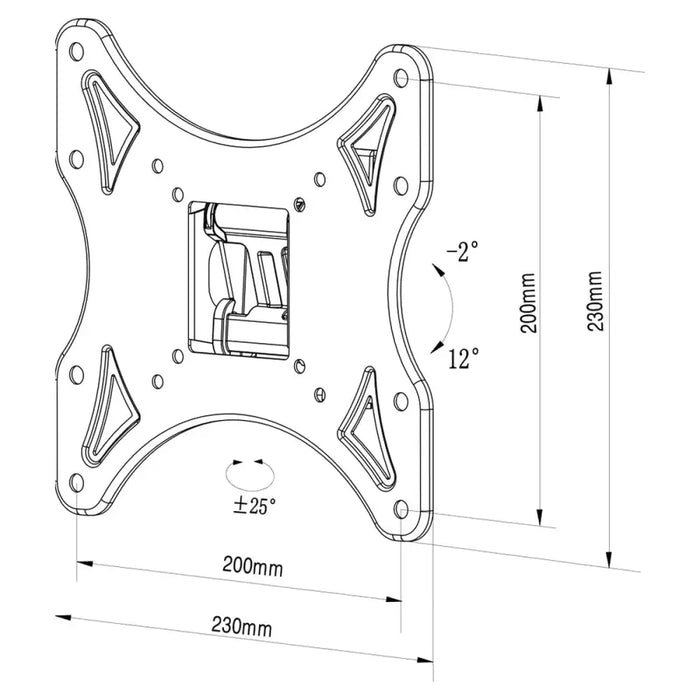 Поставка за телевизор TM Electron 26’’-40’’ 25 kg
