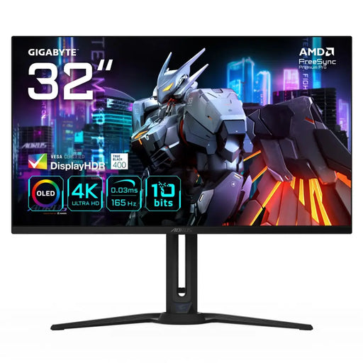 Гейминг монитор GIGABYTE AORUS FO32U - 31.5’’ QD-OLED 4K