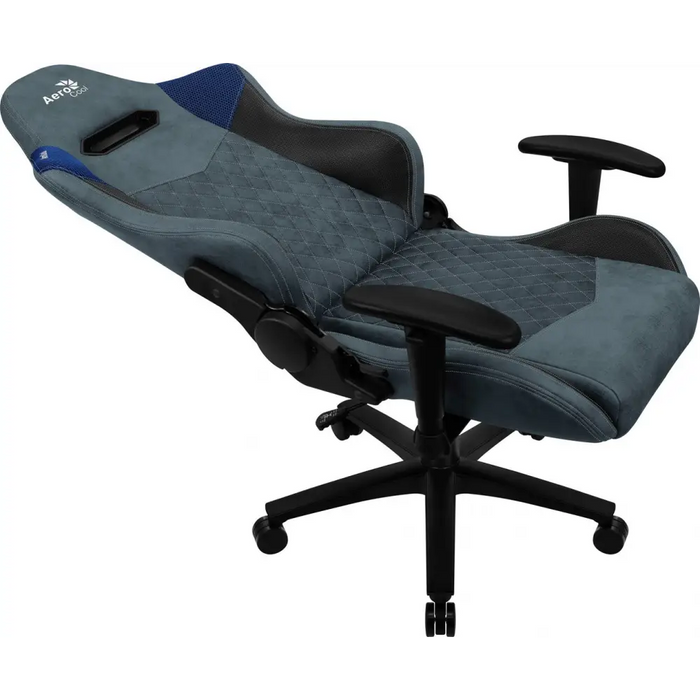 Aerocool DUKE AeroSuede Универсален гейминг стол Черен Син