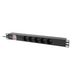 Lanberg разпределителен блок (pdu) 19’’ 1U 16a 2m 5x