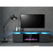 RTV EVA шкаф с електрическа камина 180x40x52 см
