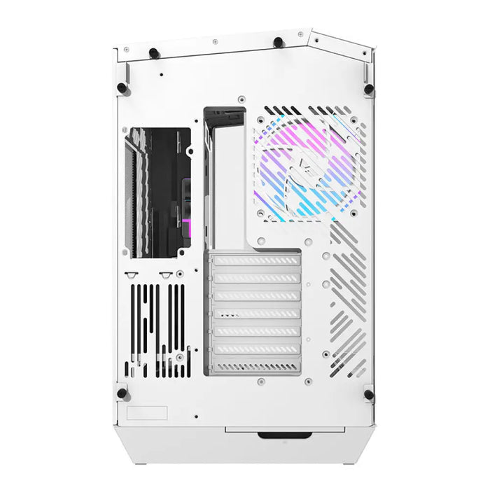 Кутия за компютър Darkflash DY470 (бяла) + 4 вентилатора